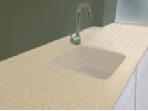 Henex 'white'<br/>moulded sink