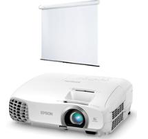 106 inch electric drop down project system with 3D HD Epson projector. 