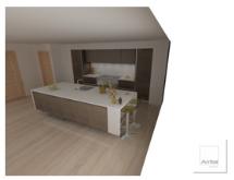 Arrital Cucine (Italian Kitchens) <br/>Range = Yoshi<br/>Door Colour=  Texas Oak. <br/>Carcase = Steel Grey<br/>Drawers = Grey Powder coted Blum Steel<br/>Plinths & Rails = Champagne.<br/>Handles =No handles Integrated. 