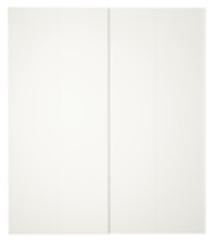 White Matt finish, push open catches on the doors (no handles).